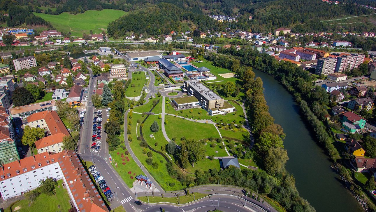 Vogelperspektive Wohngebiet Leoben